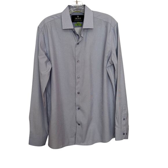 Tom Baine Performance Collection 4-way stretch Size M, 15/15.5 button shirt NEW - Picture 1 of 6